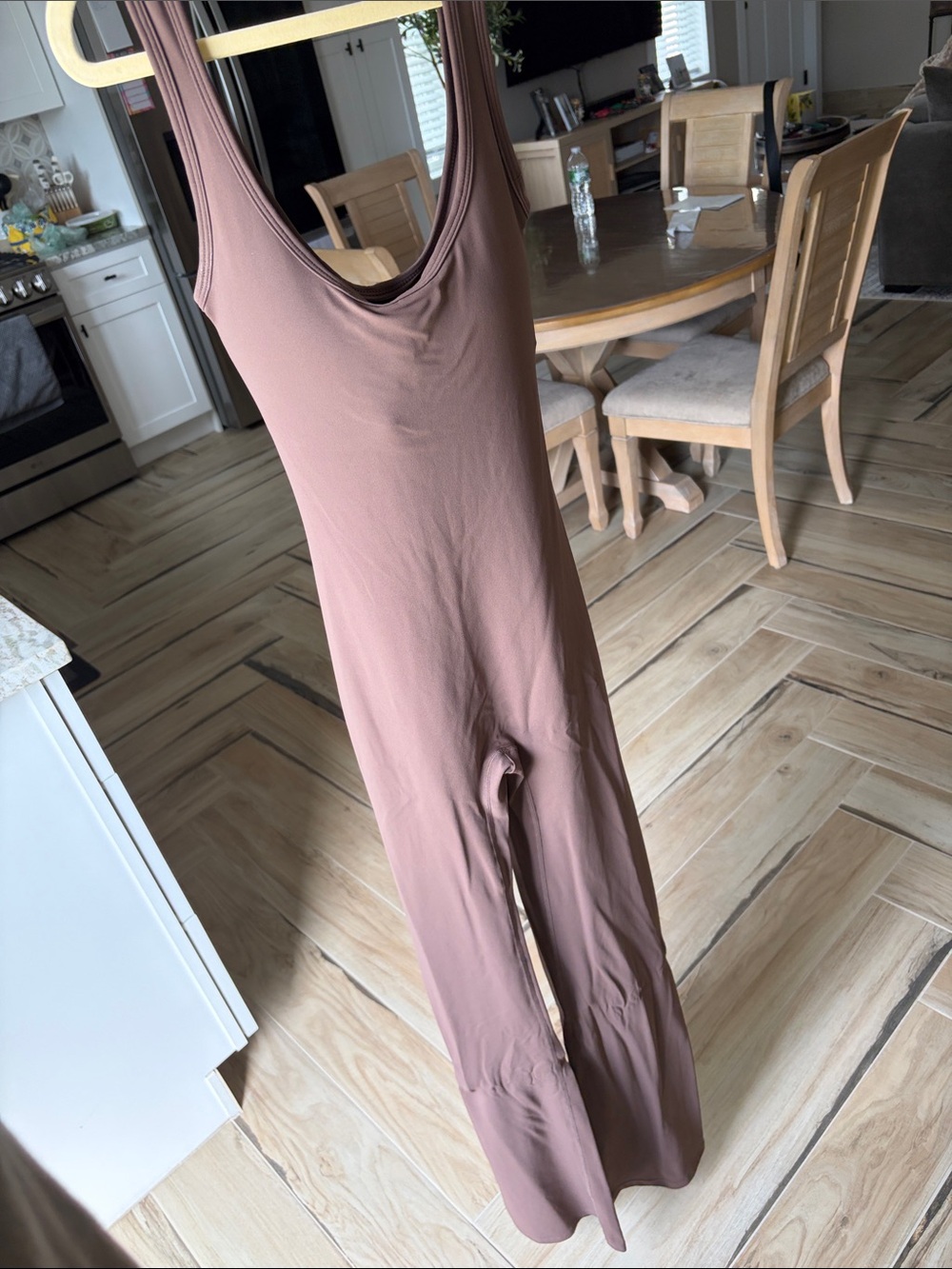 Mauve Sleeveless Wide-Leg Jumpsuit